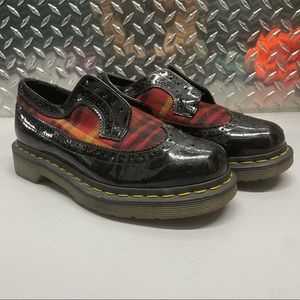 Dr Martens Tartan Oxford Shoes